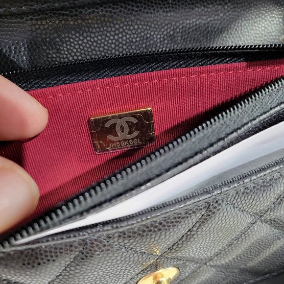 Kept Unused Chanel WOC 22A microchip GHW - Picture 7 of 7